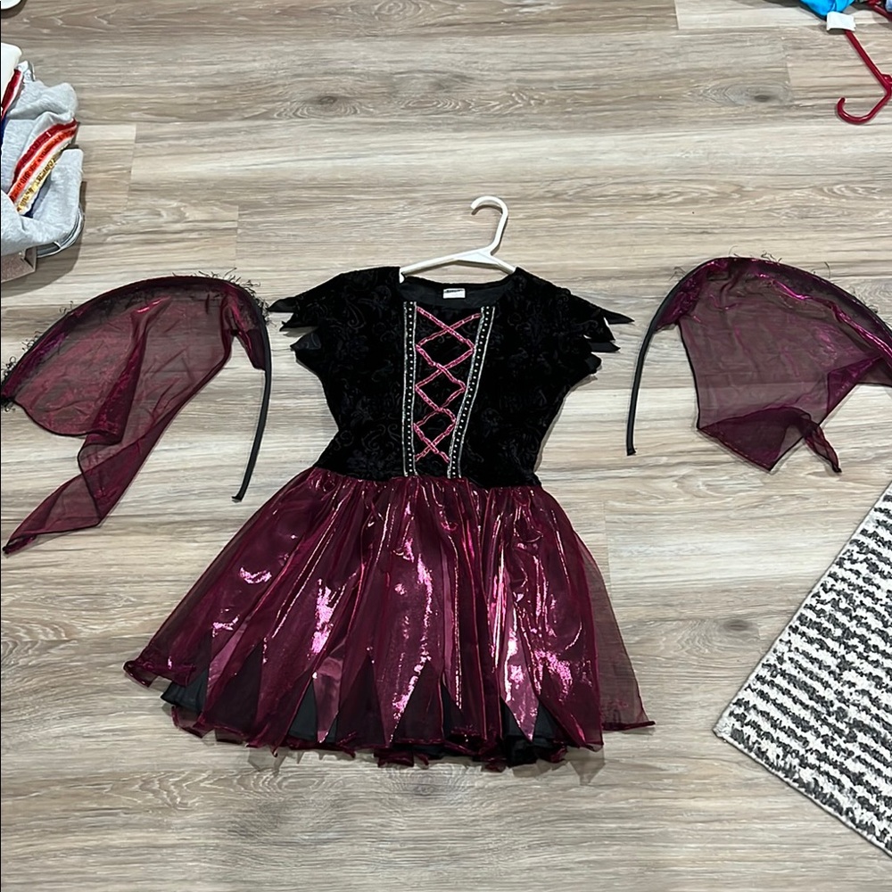 Kids Vampire Costume with Wings